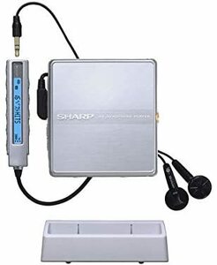 SHARP　シャープ　MD-ST600-S　シルバー系　ポータブルMDプレーヤー　MDLP (中古品)