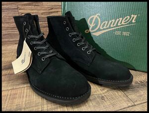 送料無料 新品 Danner ダナー D212106 ワーク 6インチ トップ ビブラム ソール スエード レザー レースアップ ブーツ ブラック 28.0cm ①