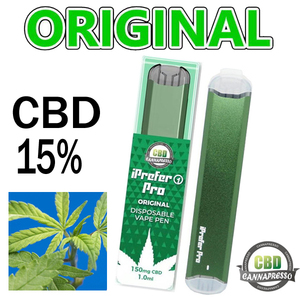 DKG★送料無料★ CANNAPRESSO カンナプレッソ CBDペン i prefer 1 ORIGNAL オリジナル 麻 CBD PEN iprefer CBDペン 使い切りタイプ