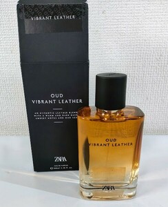 ZARA ザラ OUD VIBRANT LATHER 容量100 ml（残95%） 香水 オーデパルファム スペイン製 Made in Spain 5836I