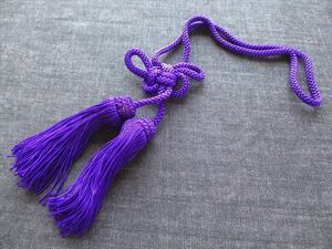 チャッパ房紐(チャンパ房紐) 紫色 2本1組