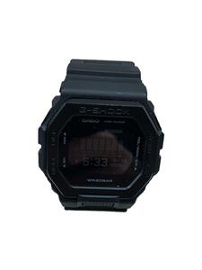 CASIO◆クォーツ腕時計_G-SHOCK/デジタル/ラバー/BLK/BLK/SS