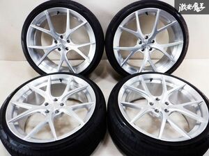 AGIO アジオ Precisione PKR 鍛造 21インチ 9.5J +43 5穴 5H PCD112 255/35R21 ピレリ タイヤ ホイール 4本 アウディ A8 S8 RS3 RS7