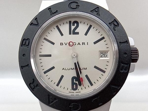 【BVLGARI】腕時計 自動巻き 日差+10秒 ラバー メンズ 中古