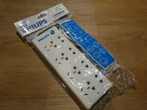 【新品未使用/未開封】Philips フィリップス　延長ケーブル（3m)　SPS2830B/93　3つ穴　Oタイプ　中国/台湾など