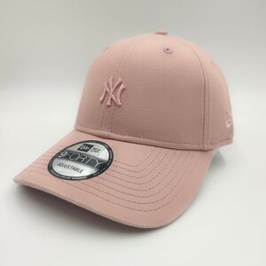 ニューエラ 9FORTY NY ミニロゴ キャップ 【ピンク】ライトピンク MLB メジャーリーグ NEW ERA 帽子 ヤンキース ユニセックス .