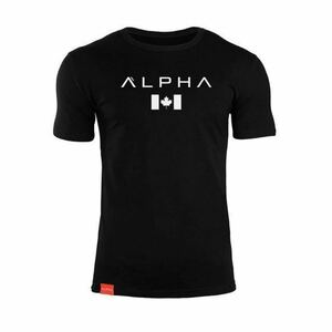 【GYM×Training】ALPHA Tシャツ カナダ BW M/筋トレ/sports/wear/shark/BCAA/アンダー/ボディビル/ダンベル/ゴールド/アーマー/ジム/服