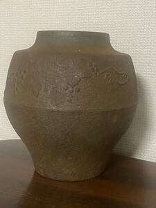 南部鐵器花器 花入 茶道具 壺 花瓶 年代物