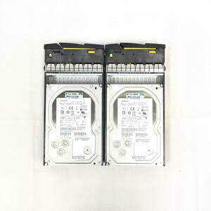 S5062865 HITACHI 2TB SAS 7.2K 3.5インチ HDD 2点【中古動作品】8.23