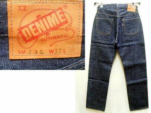 ◇即決[W31]未使用品 リジッド 初期 DENIME XX TYPE D-HG1118 235 ビンテージ復刻 レプリカ デニム パンツ■3666