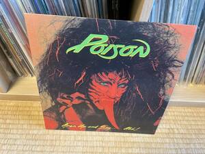 レア Poison (ポイズン)/ Open Up and Say Ahh RED vinyl record ★★★★★