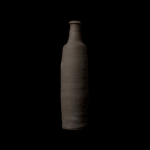 陶製ボトル, 欧州, 18世紀. （フランス ベルギー アンティーク 古道具 民藝 工芸 陶芸 陶器 ストーンウェア 酒 ワイン）
