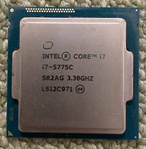 【送料無料】Intel Core i7-5775C 3.3GHz～3.7GHz（4C8T）