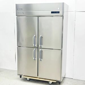 フクシマガリレイ 縦型冷蔵庫 GRN-120RM-F センターフリー 2021年製 業務用冷蔵庫 W1200×D650×H1950 100V 中古 厨房機器