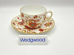 ＊レア＊ WEDGWOOD ウェッジウッド ALFRED B PEARCE ANTIQUE Tea Cup & Saucer アンティーク ティーカップ&ソーサー c1879年 *T605