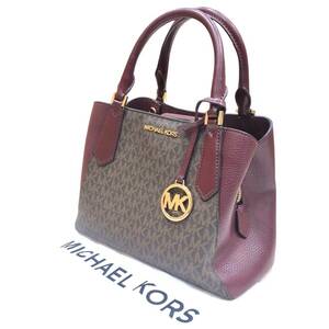 Michael Kors マイケルコース ショルダーバッグ 2WAY MKロゴ ボルドー系