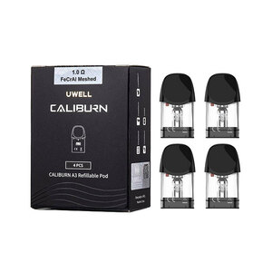 新品 Uwell Caliburn A3 / AK3 / A3S / AZ3 純正 交換用カートリッジ 2ml 4個入り ユーウェル カリバーン ポッド 電子タバコ1.0Ω　01