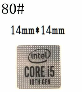 80# 十代目【CORE i5　10th】エンブレムシール■14*14㎜■ 条件付き送料無料