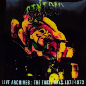 GENESIS■LIVE ARCHIVES:THE EARLY DAYS 1971-1973■ジェネシス■アンオフィシャル盤■ライヴ■２枚組■ピーター・ガブリエル■プログレ