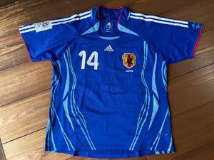 2006ドイツW杯日本代表ユニフォーム４XO アディダス 背番号14