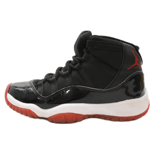 NIKE ナイキ AIR JORDAN 11 RETRO GS BRED 2019 エアジョーダン11 ブレッド ハイカットスニーカー ブラック/レッド US5Y/23.5cm 378037-061