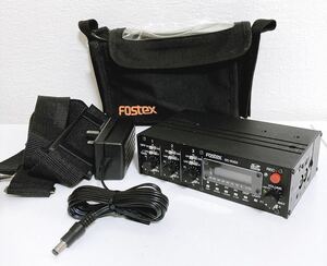 【希少】FOSTEX ポータブルレコーダー DC-R302 オーディオミキサー　ステレオレコーダー【美品】