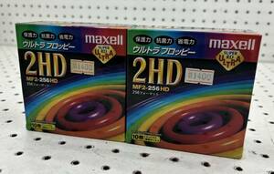 【T】B1◆maxell 3.5型フロッピーディスク 2HD【MF2‐256HD】20枚 未使用品