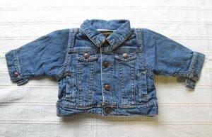 美品 ほぼ未使用 GAP ギャップ Gジャン デニム ジャケット 3month ベビー キッズ 子ども服