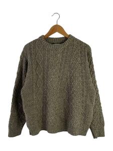 bukht◆THE CRAZY FISHERMAN SWEATER/セーター/2/ウール/ベージュ/BW-16306