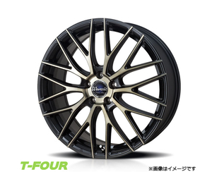 モンツァジャパン ワーウィック エンプレスメッシュ 1台分(18×7J 5-100 INSET50)スバル レガシィB4 BM9(ブラッククリア)