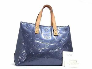 ■極美品■ LOUIS VUITTON ルイヴィトン M91335 モノグラムヴェルニ リードPM ハンドバッグ ミニバッグ アンディゴ パープル系 FB0029