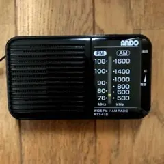 ラジオ　単三電池2本使用　R17-418