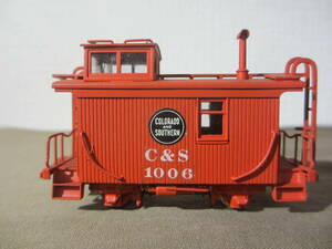 米国：D&RGW 貨車 ”Standra Caboose Car 1883”HOn3(10.5mm)　EMPIRE-MIDLAND製品：真鍮製メーカー完成品　未使用品：程度良品