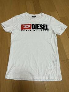 ディーゼル　半袖Tシャツ　サイズ12 150 160 トップス　キッズ　ジュニア　白Tシャツ ロゴ　diesel