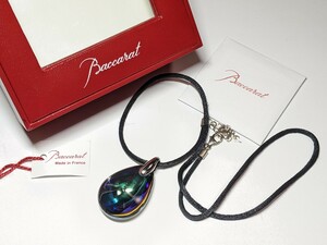 Baccarat バカラ ネックレス プシデリック クリスタルガラス シルバー925 スカラベブルー レディース sv925 チョーカー