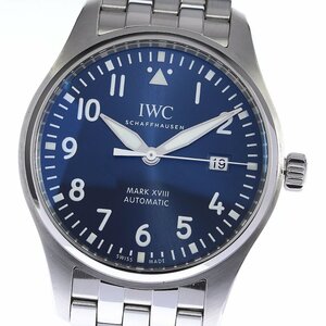 IWC IWC SCHAFFHAUSEN IW327014 マークXVIII プティプランス デイト 自動巻き メンズ 良品 保証書付き_806597