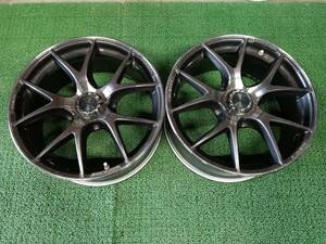 ★超希少品★ RAYS レイズ HOMURA 2×5S 18×8J +43 5H-100 2本セット BRZ・86・インプレッサ等