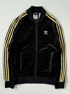 アディダスオリジナルス ベロア トラックジャケット L adidas originals VELOUR TRACKTOP ブルゾン ジャケット ジャージ