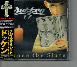 【送料無料】ドッケン /Dokken - Erase The Slate【超音波洗浄/UV光照射/消磁/etc.】+ボートラ/
