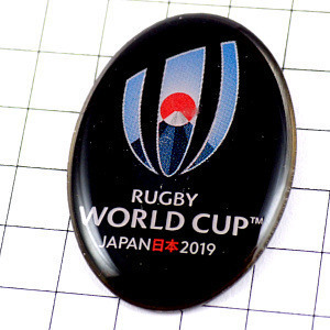 ピンバッジ・ラグビー世界大会ワールドカップ2019日本◆フランス限定ピンズ◆レアなヴィンテージものピンバッチ