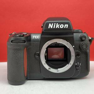 □ Nikon F100 フィルムカメラ 一眼レフカメラ ボディ 動作確認済 シャッターOK ニコン