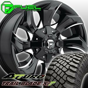 FUEL D571 STRYKER ハイラックス ピックアップ 20インチタイヤホイールセット ATTURO TRAIL BLADE XT 275/55R20 285/55R20 305/55R20