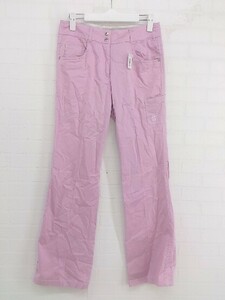 ◇ Munsingwear マンシングウェア コットン パンツ サイズ9 ピンク レディース P