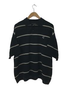 Evisen skateboards◆23SS/BAMBI BORDER POLO SHIRT/L/ブラック