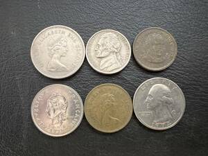 外国硬貨 コイン 貨幣 1971～1980年代 アンティーク 外国コインセット