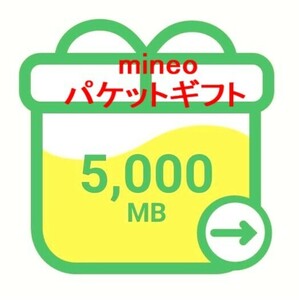 即決♪mineo パケットギフト５GB(5000MB) マイネオ 5ギガ バイト オプテージ