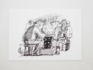 くまのパディントン Paddington Bear ポストカード ペギー・フォートナム Peggy Fortnum 『パディントン街へ行く』の挿絵 焼き栗