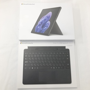 ★1円スタート★ surfacePro9 サーフェス 256GB QEZ-00028 Signatureキーボード 8X6-00019 スリムペン付き タブレット PC マイクロソフト