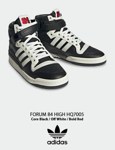 定価19,800円 新品 アディダス オリジナルス 27.5cm フォーラム 84 ハイ ブラック/ホワイト FORUM 84 HIGH adidas Originals HQ7005