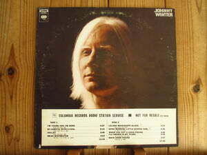 PROMO プロモ / Johnny Winter / ジョニーウィンター / Columbia / CS 9826 / US盤 / オリジナル / 2EYEラベル / MAT:1A1A